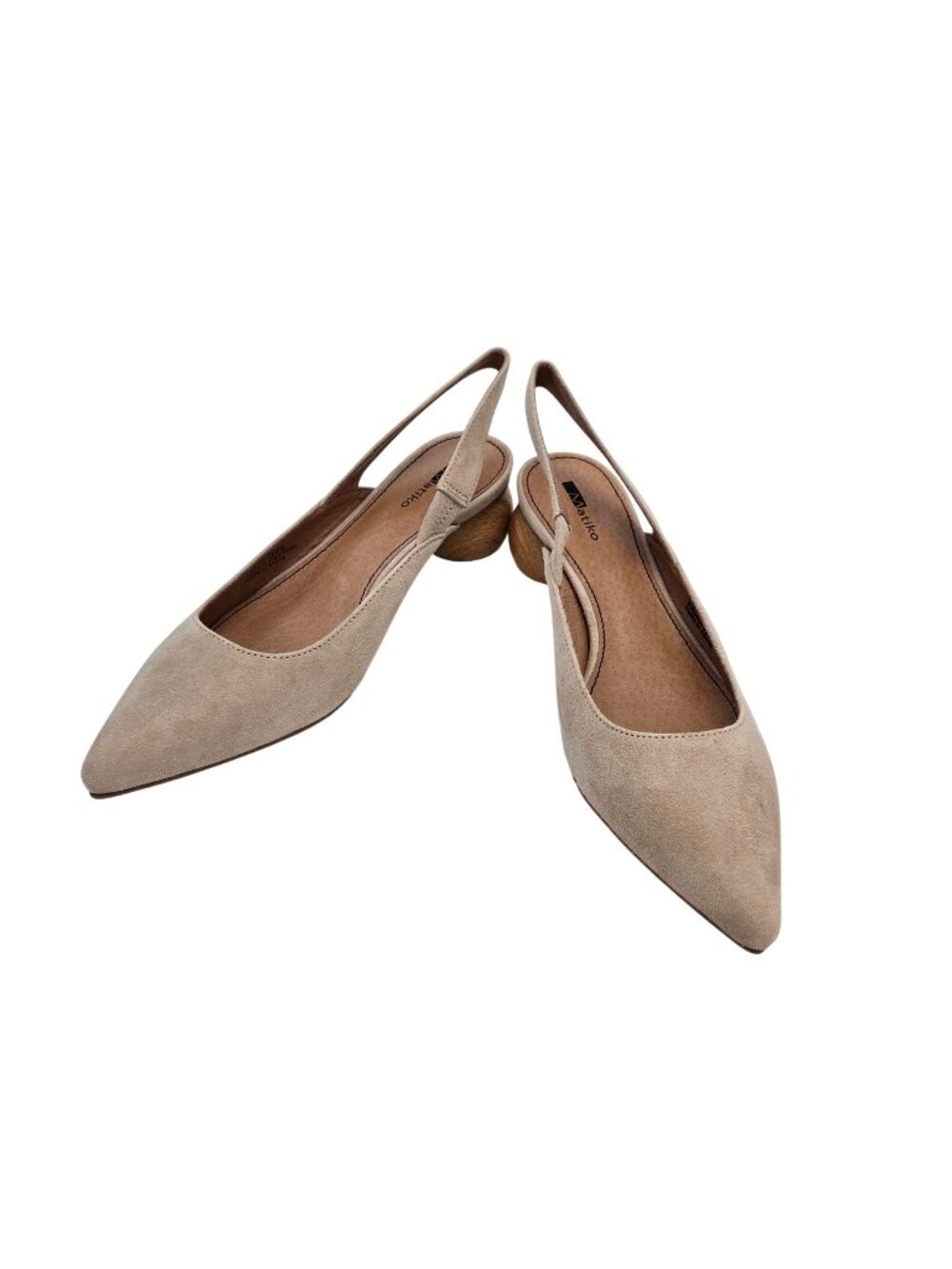 NWT/NIB Matiko Circa Suede Leather Pointy Toe Ball Heel Shoes Size 39/US 8.5